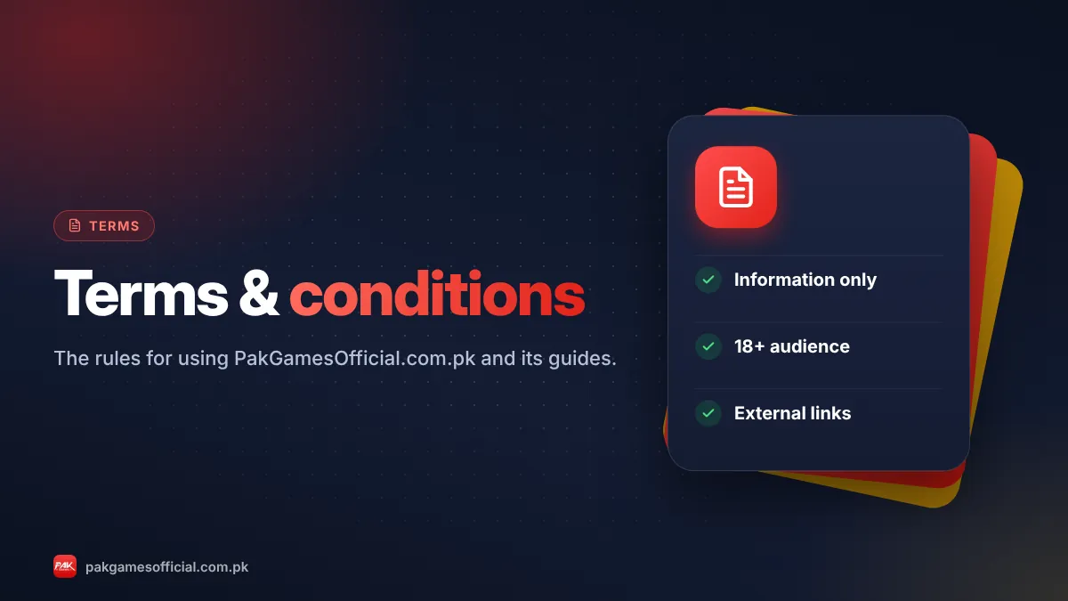 Terms and conditions document with checkmarks